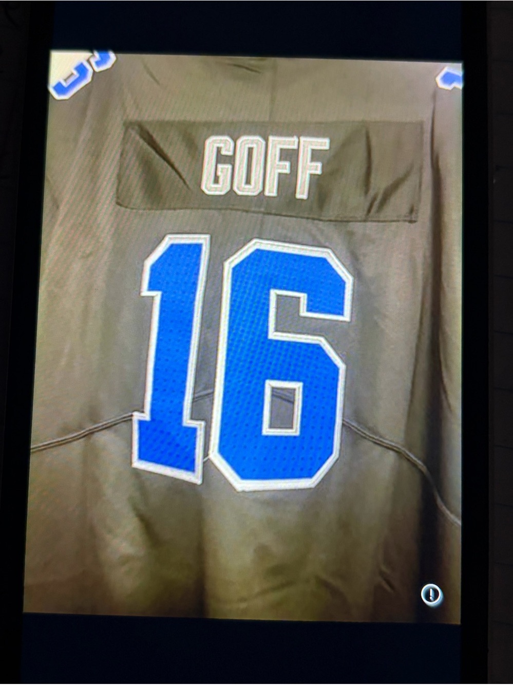 Jared Goff NFL Football Jersey